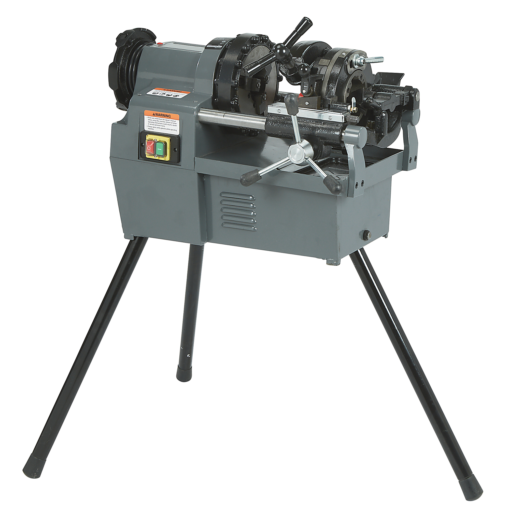 Klutch 2in. Electric Pipe Threader, Portable, 28 RPM, 10 Amps, Includes